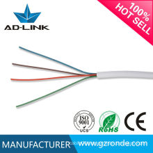 4C White Spiral Rj11 Telephone Cable Use For Telephone